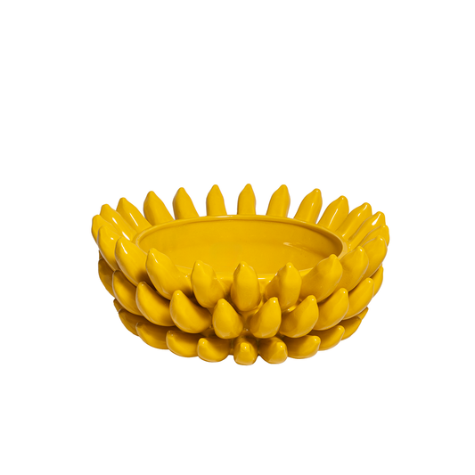 CERAMIC BANANA BOWL MULTI