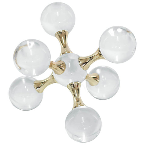 CRYSTAL ATOM OBJECT 17CM