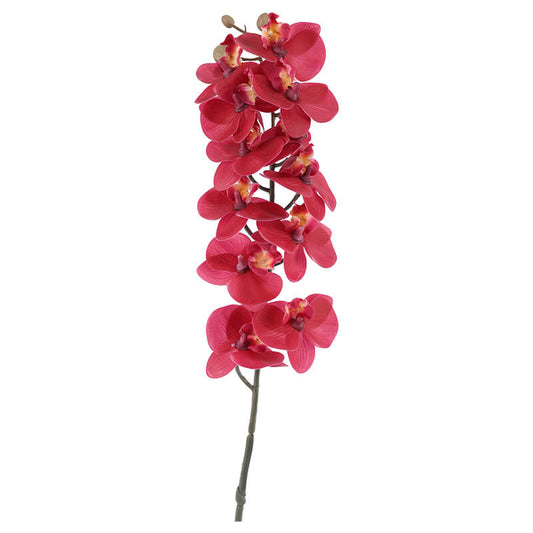 RED ORCHID SPRAY 33CM
