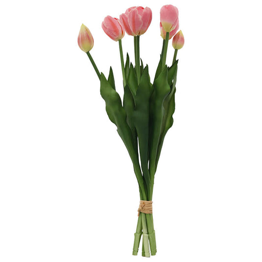 PINK TULIP 7 SPRAY 43CM