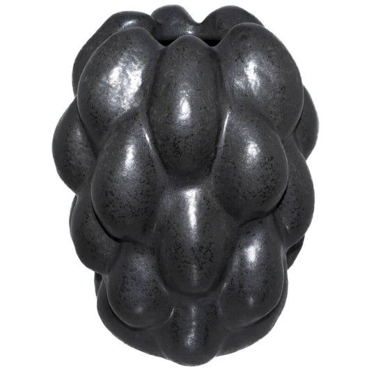 BLACK ORGANIC VASE