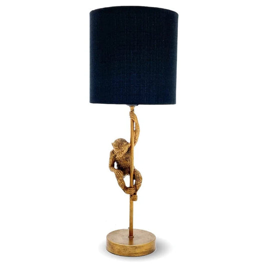 CHIMP LAMP WITH SHADE