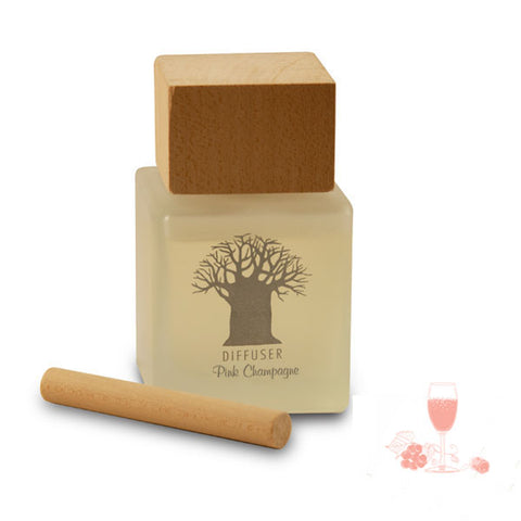 MOCKANA WOODEN TOP DIFFUSER PINK CHAMPAGNE